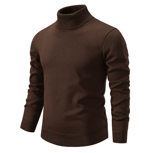 Barrona™ - Pull col roulé en coton