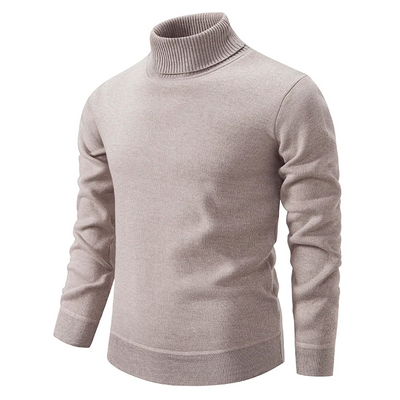 Barrona™ - Pull col roulé en coton