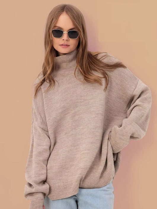 Élodie™ – Pull oversize à col roulé