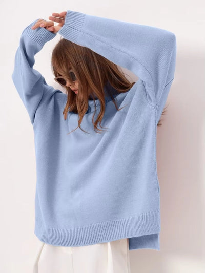 Élodie™ – Pull oversize à col roulé