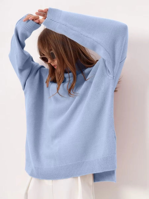Élodie™ – Pull oversize à col roulé