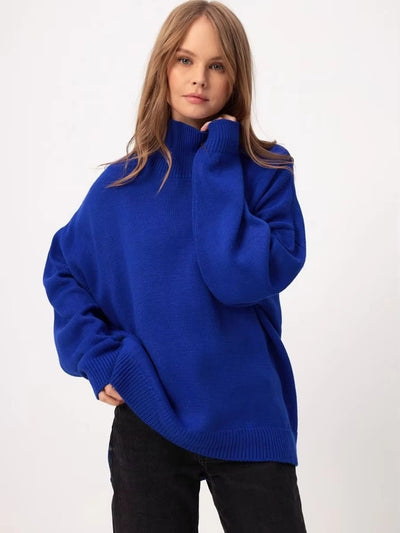 Élodie™ – Pull oversize à col roulé
