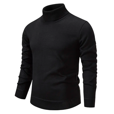 Barrona™ - Pull col roulé en coton