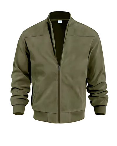 Aero™ - Bomber en daim à col côtelé