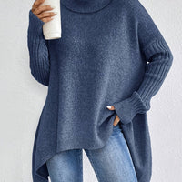 Elynn™ - Pull chaud à col roulé oversize