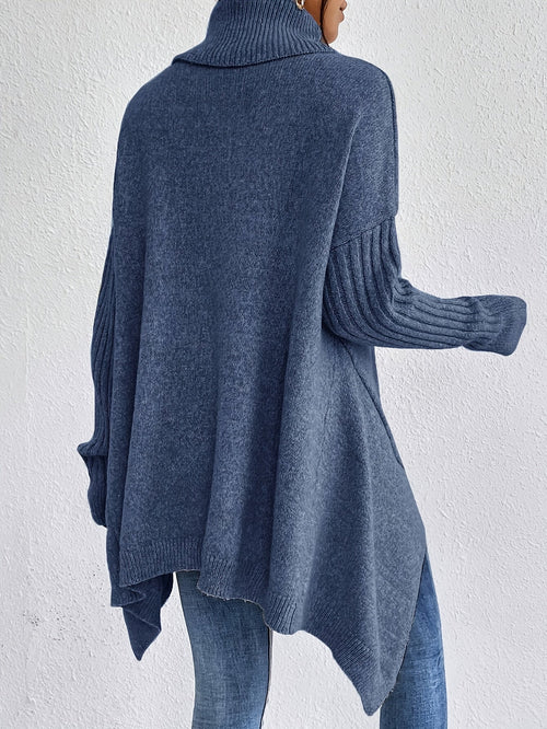 Elynn™ - Pull chaud à col roulé oversize