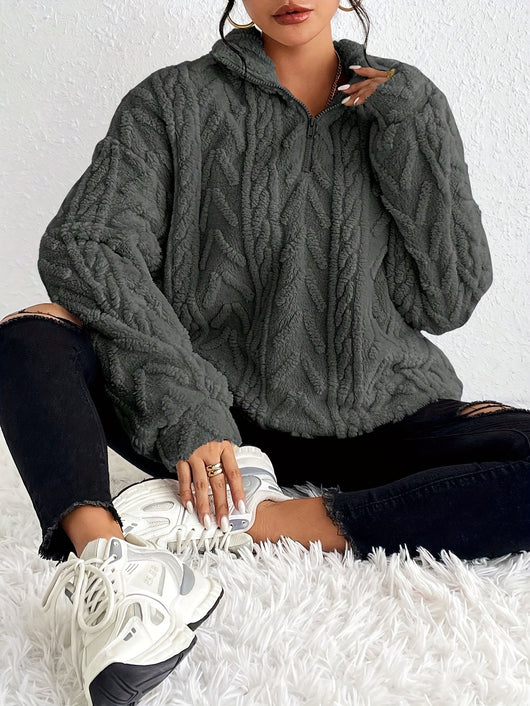 Madeleine™ - Sweat polaire à zip pour femme