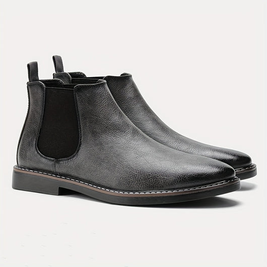 Milano™ – Bottines Chelsea en cuir véritable homme