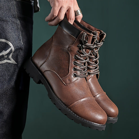 Firenze™ - Bottines classiques en cuir véritable homme