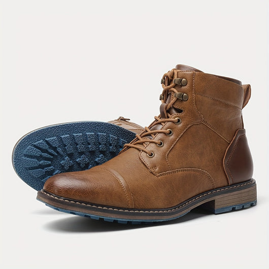 Capri™ - Bottines en cuir véritable homme