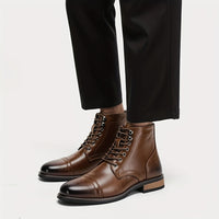 Rivoli™ - Bottines Derby en cuir véritable homme