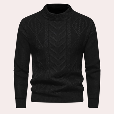 Mathias™ - Pull à col rond torsadé