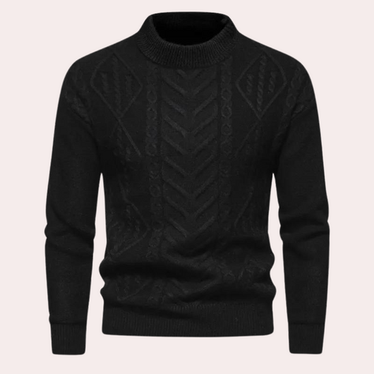 Mathias™ - Pull à col rond torsadé