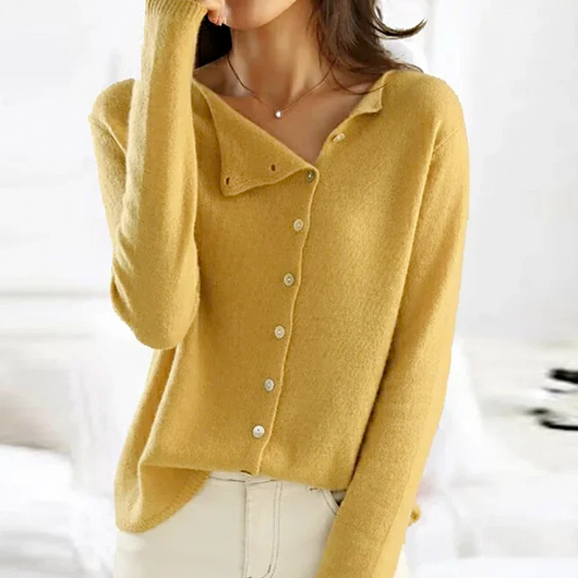 Élina™ - Cardigan chic à boutons