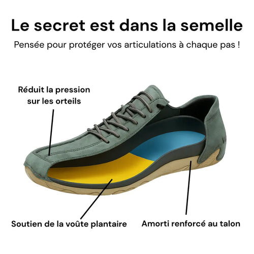 PeakStep™ - Chaussures basses à confort orthopédique unisexe