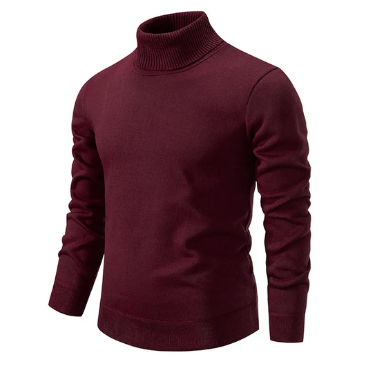 Barrona™ - Pull col roulé en coton