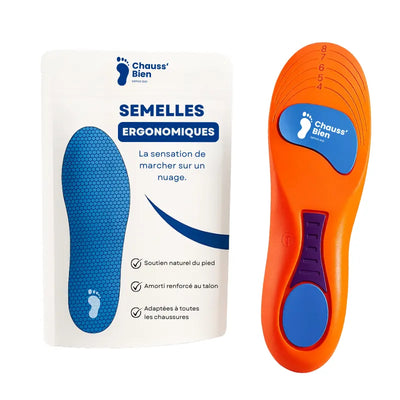 Paire de semelles ergonomiques