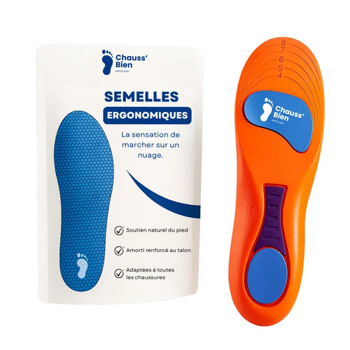 Paire de semelles ergonomiques