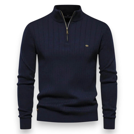 Toscano™ - Pull à col montant zippé